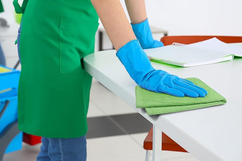 Softolle Bar Mop Towels, Pack of 12-16x19 Inches - 100% Cotton Super Absorbent Towels, Multi-Purpose for Home and Bar Cleaning (Light Green) - Image 5